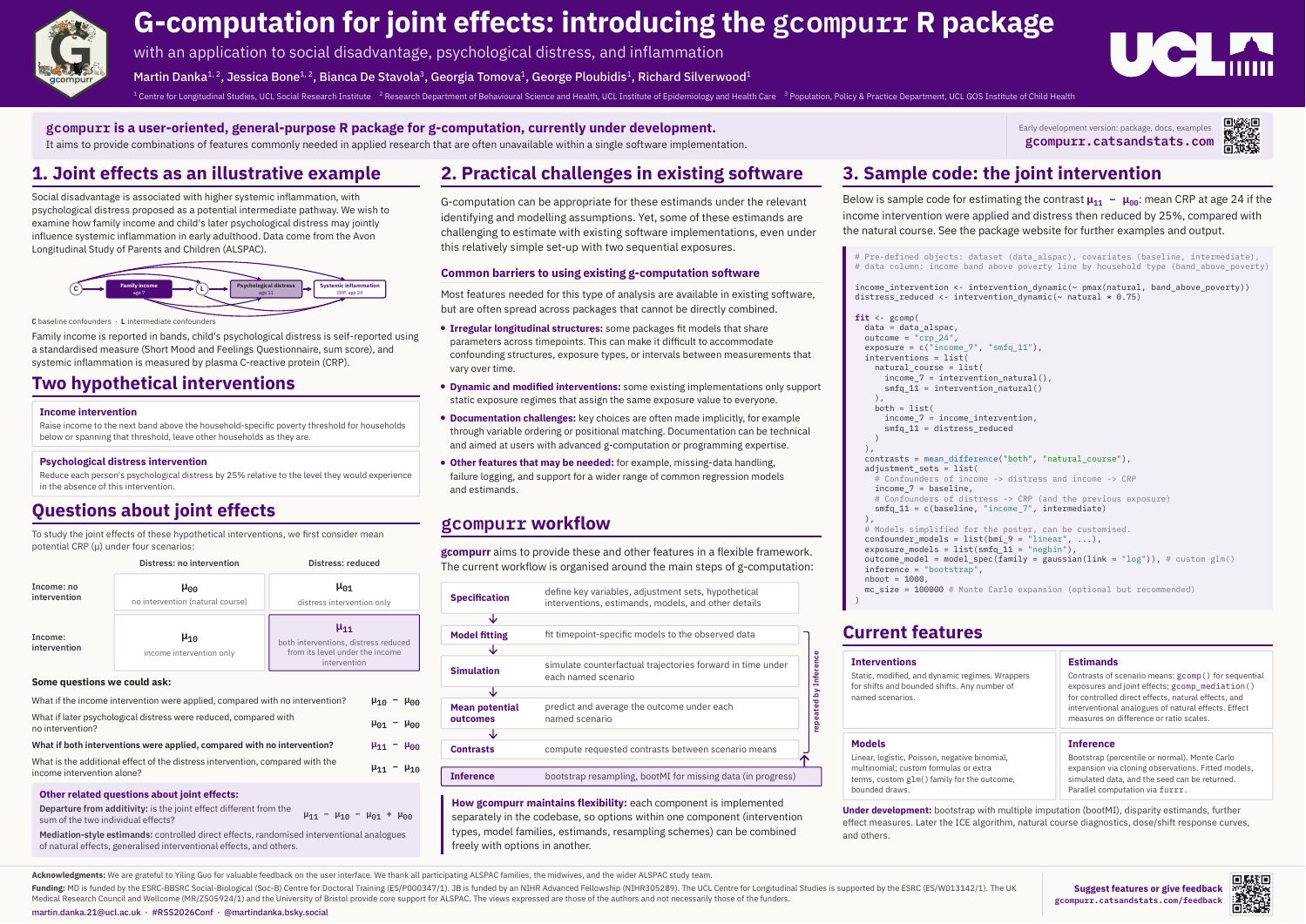 Preview of the gcompurr conference poster